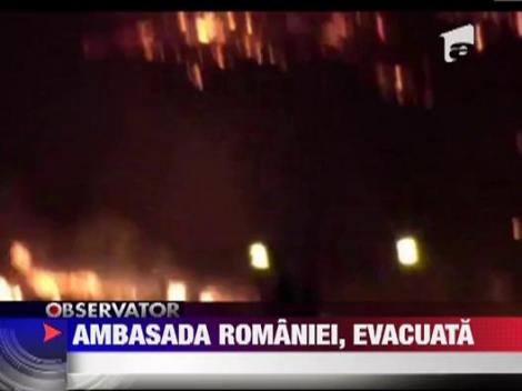 Ambasada Romaniei din Muntenegru, evacuata din cauza unui incendiu