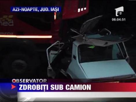 Zdrobiti sub camion