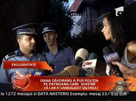 Vezi cum a decurs intalnirea dintre politisti si Oana Zavonaru!