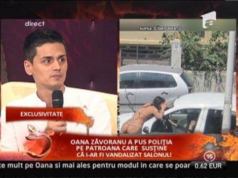Oana Zavoranu a rupt stergatorul de la masina iubitului