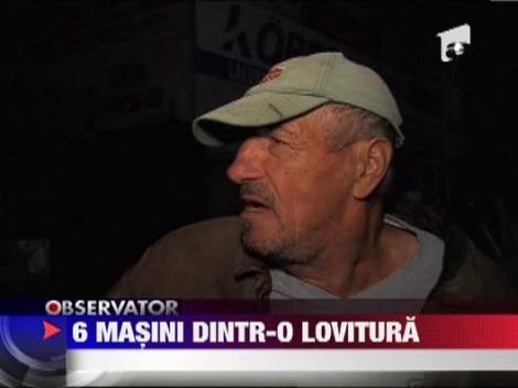 Incendiu violent in localitatea Vernesti: Sase masini s-au facut scrum