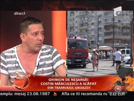Costin Marculescu a scapat din tramvaiul groazei!