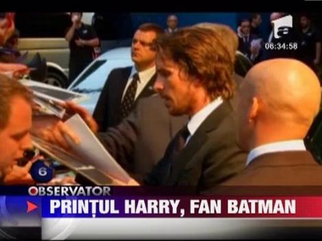 Printul Harry, fan Batman