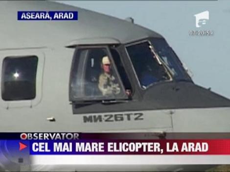 Elicopter rusesc de 56 de tone, pe Aeroportul din Arad