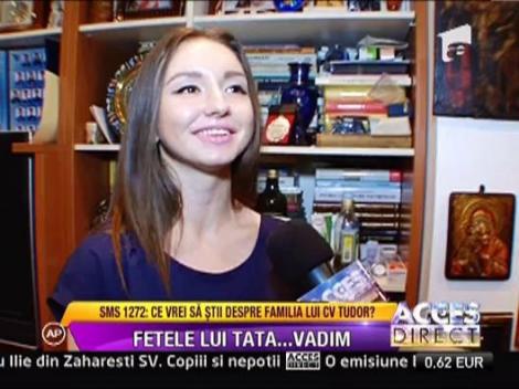 Fetele lui Corneliu Vadim Tudor, doua tinere pasionate de moda