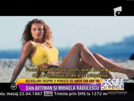 Mihaela Radulescu a fost iubita lui Dan Bitman