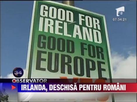 Romanii si bulgarii au acces pe piata muncii din Irlanda
