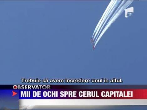 Acrobatii de senzatie in cel mai mare show aviatic