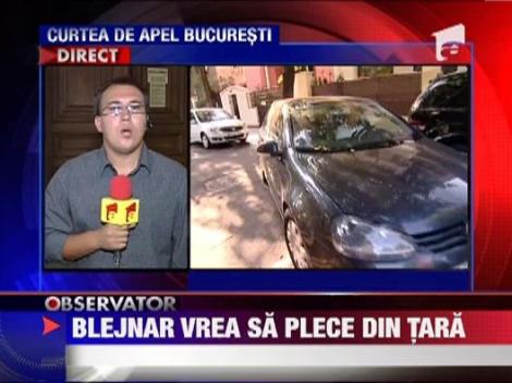 Sorin Blejnar vrea sa plece din Romania!