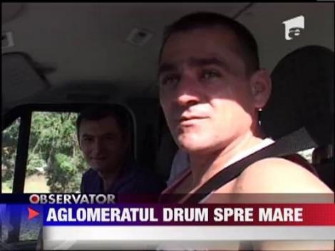 Trafic foarte aglomerat pe A2 de la mare inspre Cernavoda