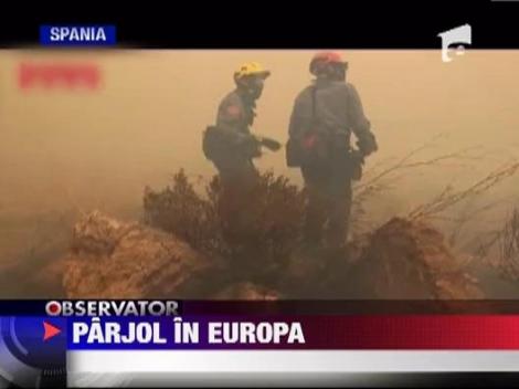 Incendii devastatoare in Spania