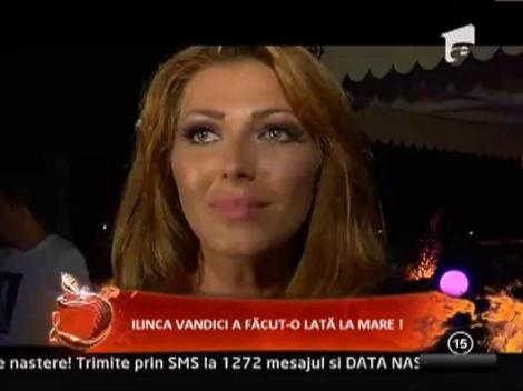 Ilinca Vandici, bataie cu perne pe litoral
