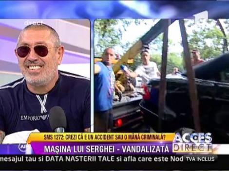 Masina lui Serghei Mizil a fost vandalizata