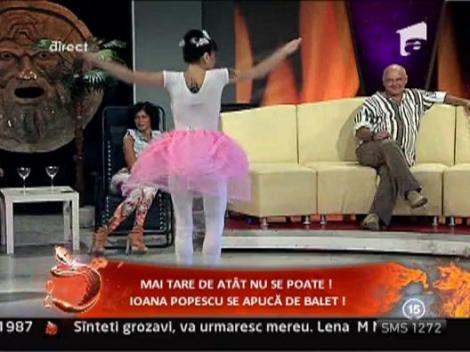 Ioana Popescu danseaza balet