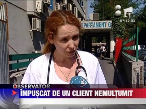 Bucuresti: Un mecanic a fost impuscat de un client nemultumit ‎