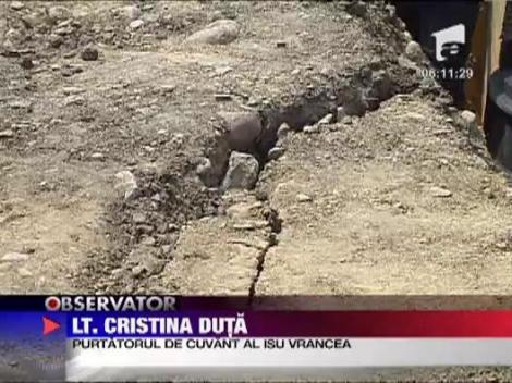 Focsani: Un muncitor a fost ingropat de viu sub un mal de pamant