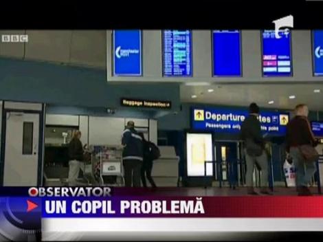 Un copil de 11 ani s-a imbarcat fara acte intr-un avion cu destinatia Italia