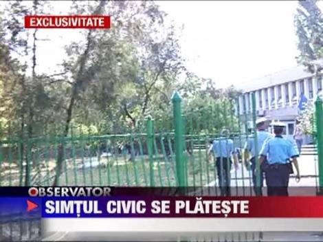 Simtul civic se plateste cu bataia la Sectia 12 de politie