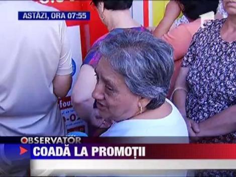 Imbulzeala la deschiderea unui magazin din Capitala