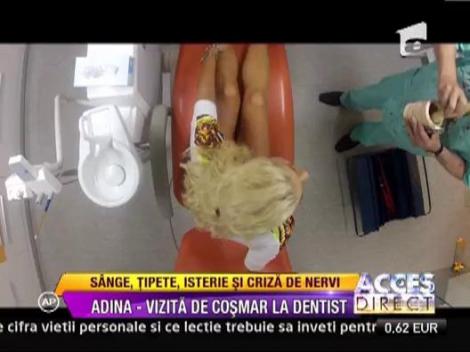 Adina de la Heaven, vizita de cosmar la dentist. Vezi prin ce necazuri a trecut vedeta!