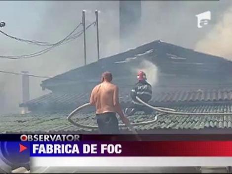 Incendiu in lant in Odorheiul Secuiesc