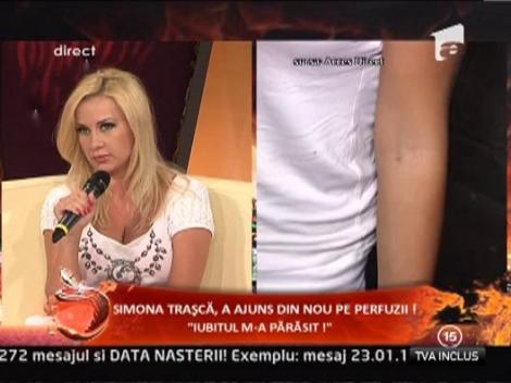 Simona Trasca, din nou la perfuzii!
