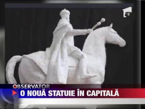 O statuie ecvestra de 12 metri va fi plasata in intersectia de la Piata Victoriei