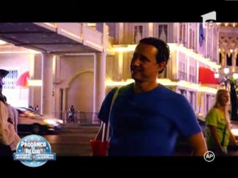 Anamaria Prodan si Laurentiu Reghecampf gusta viata de noapte din Las Vegas