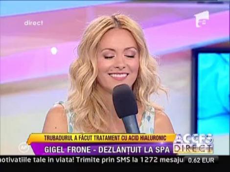 Gigel Frone, speriat de apa