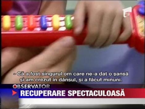 Recuperare spectaculoasa a copilei de patru ani operata de o tumora