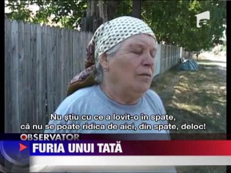 Adolescenta batuta crunt de tatal ei