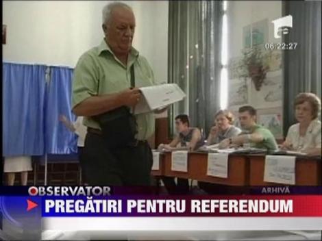Ultimele pregatiri pentru referendumul de demitere a presedintelui