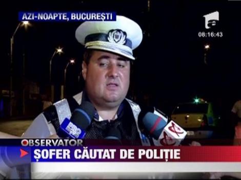 Sofer cautat de politie dupa ce a accidentat un pieton