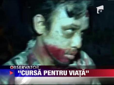 Cursa pentru supravietuire! 300 de zombi au speriat alergatorii din Manila