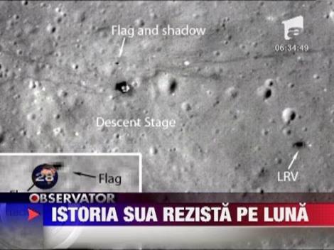 Prezenta SUA pe Luna: 5 din cele 6 steaguri, inca in picioare
