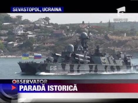 Premiera: Parada militara comuna Rusia - Ucraina