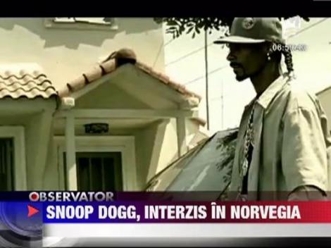 Snoop Dogg, interzis pe teritoriul Norvegiei din cauza drogurilor