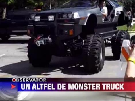 Un american si-a construit un monster truck in propria curte