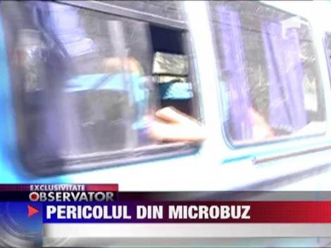 Soferi inconstienti, la Constanta. Pun in pericol viata pasagerilor din microbuze!
