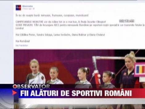 Fii alaturi de sportivii romani