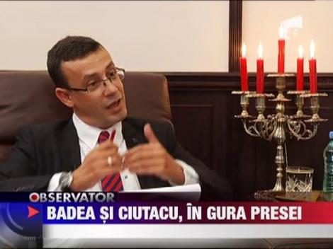 Mircea Badea si Victor Ciutacu, in gura presei