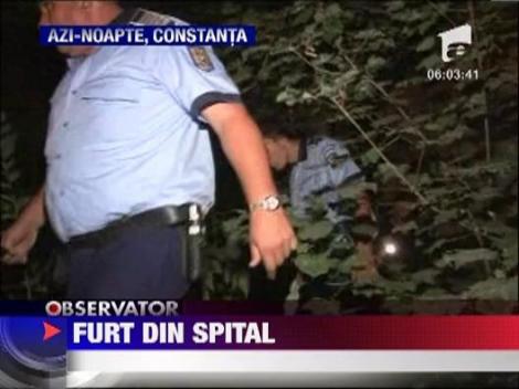 La furat de fier vechi, la Spitalul Judetean Constanta