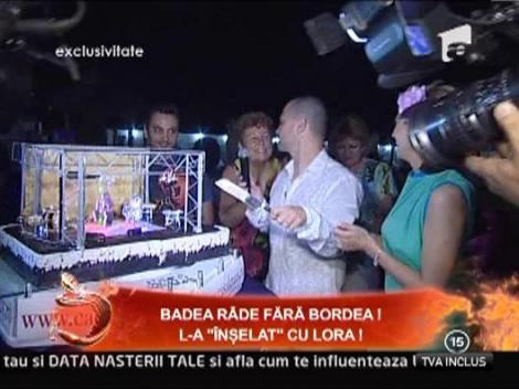 Badea rade fara Bordea! L-a "inselat" cu Lora!