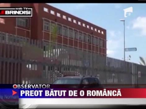 Italia: Preot, batut de o infirmiera romanca