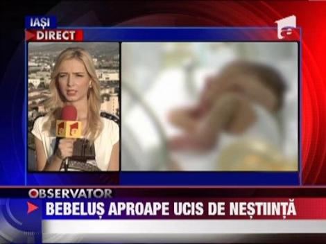 Caz socant la Spitalul de Copii din Iasi: un sugar de 16 zile a fost internat in stare critica din cauza deshidratarii acute