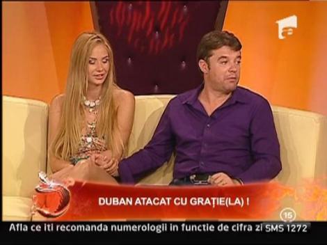Andrei Duban  si frumoasa lui sotie, Gratiela,  la “Un Show Pacatos”