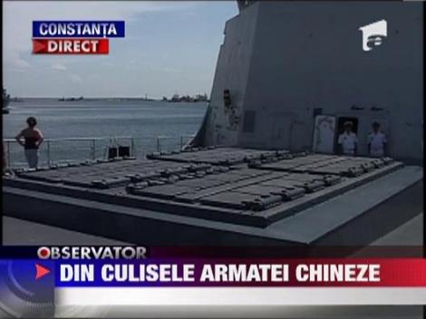 Chinezii au debarcat in Portul Constanta - Fregata Yan Tai, principala atractie