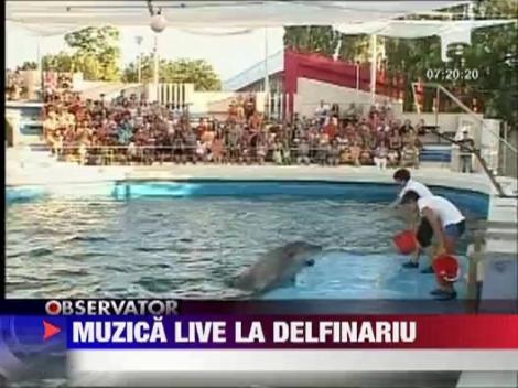 Spectacol inedit la Delfinariul din Constanta
