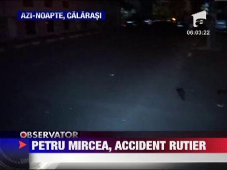 Petru Mircea, sotul Madalinei Manole, a produs un accident rutier in centrul orasului Calarasi