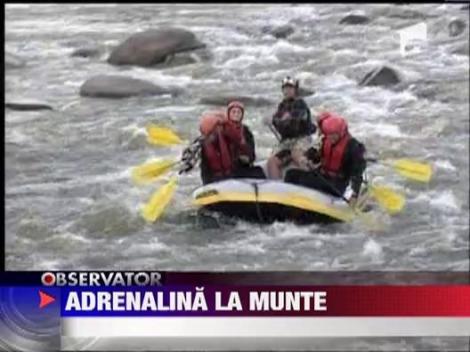 Rafting la munte